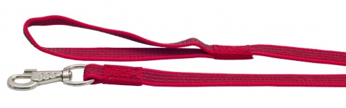 Поводок нейлоновый с латексной нитью Каскад 2 см, длина 10 м, красный фото 2